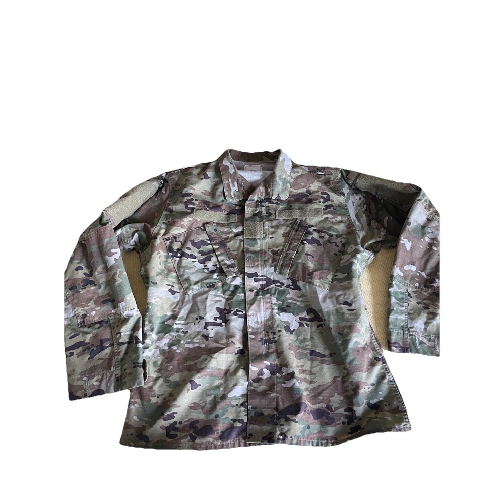 US Army BDU Jacket Mens Large Tall Camo Combat Coat Field Military